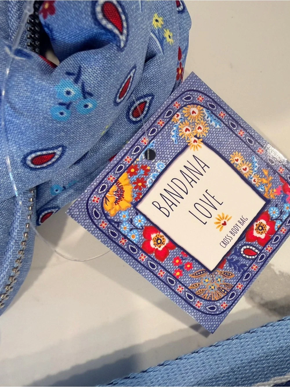 BRIGHTON Bandana Love Crossbody
Bag NWT MSRP $150 - Picture 11 of 12